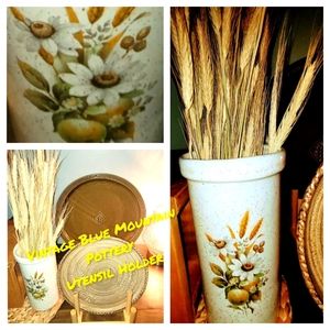 Blue Mountain Pottery Utensil Holder